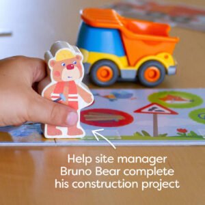 Help site manager Bruno Bear complete his construction project