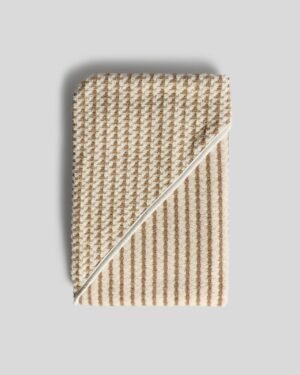 Organic Mini Mosaic Hooded Toddler Towel